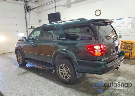 2004 Toyota Sequoia Limited z USA, uszkodzony, nr VIN 5TDBT48A64S208018